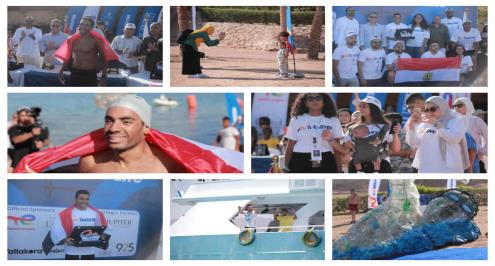 جوهرة  SwiMaste تزين دهب تحت شعار "بالسباحة نحيا" وسط متابعة برمائية (صور وفيديو)